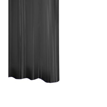 Ridder bruseforhæng, sort satin, 180 x 200 cm