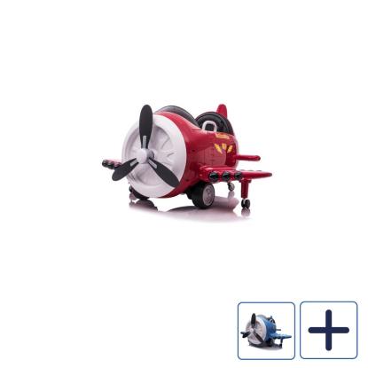 NORDIC PLAY Speed elfly med lys, fjernbetjening og kanon