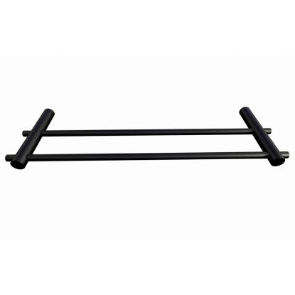 House dobbelt håndklædestang, mat sort, 59,5 cm
