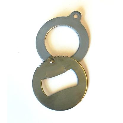 Steel-Function caps-off oplukker til plastlåg, matpoleret rustfrit stål