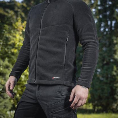 M-TAC Sprint Polartec fleecetrøje med hætte, sort