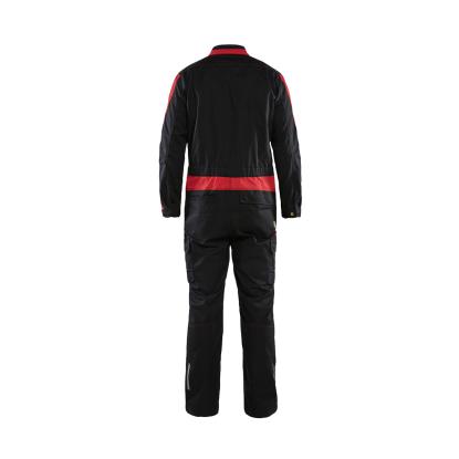 Blåkläder 6144 industri kedeldragt stretch, sort/rød