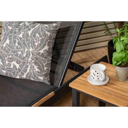Venture Design Mexico Sun Lounge liggestol, sort