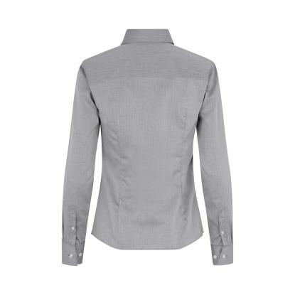Seven Seas SS720 Fine Twill skjorte, modern, dame, silver grey