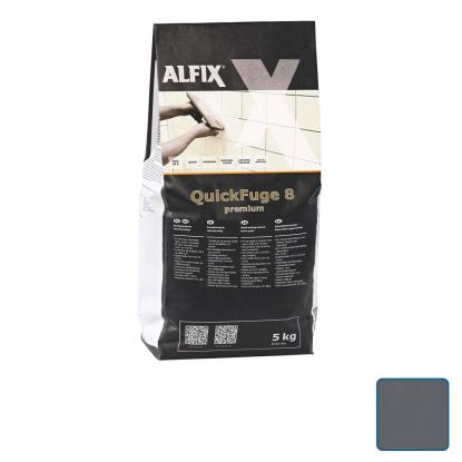Alfix QuickFuge Premium 8 naturstensfuge, antracitgrå - 5 kg