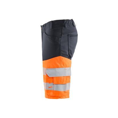 Blåkläder 1541 high vis shorts med stretch, mellemgrå/hi-vis orange