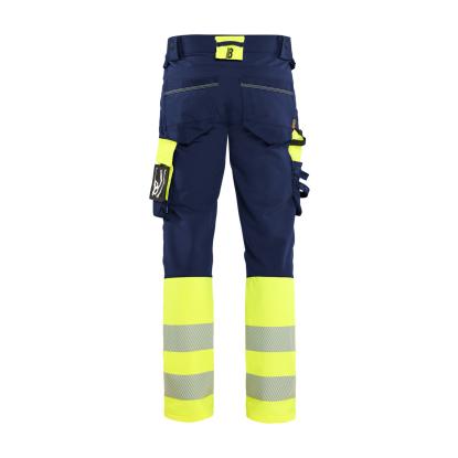 Blåkläder 1126 high vis buks 4-vejs stretch, marineblå/hi-vis gul
