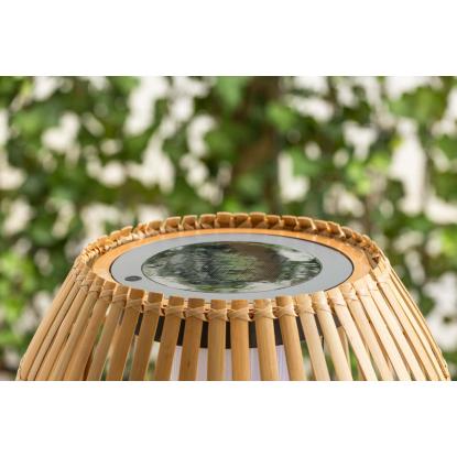 Venture Design Mabis gulvlampe, bambus, sort/natur, 150 cm