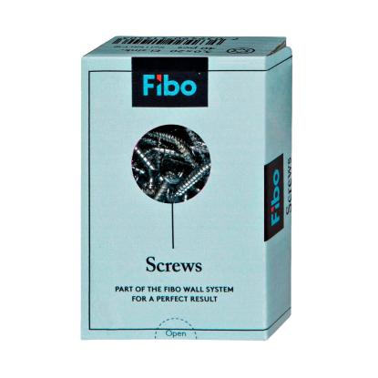 Fibo montageskruer med 1 bits til Kitchen Board vægplade - 40 stk.
