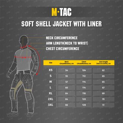 M-TAC softshelljakke med for, tan