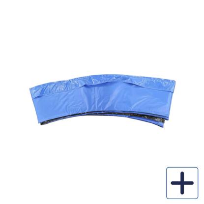 Sikkerhedspude til trampolin, rektangulær, blå