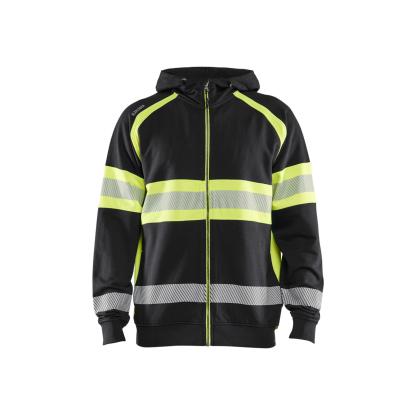 Blåkläder 3552 high vis hættetrøje, sort/hi-vis gul