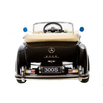 Mercedes 300S elbil, 2 x 12V, sort
