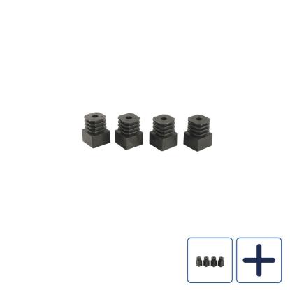 PLUS Cubic stillesko, sort/plast