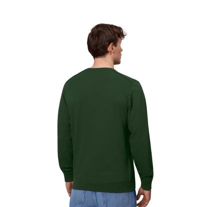 ID PRO Wear CARE 0380 sweatshirt, ubørstet, flaskegrøn