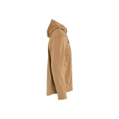 Blåkläder 3594 hættetrøje half zip, lys nougat
