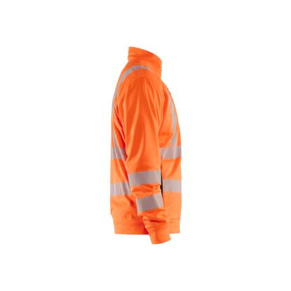 Blåkläder 3563 high vis sweatshirt full zip, hi-vis orange