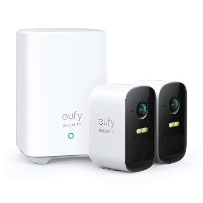 eufy 2C eufyCam sikkerhedskamera med HomeBase 2 - 2 pak