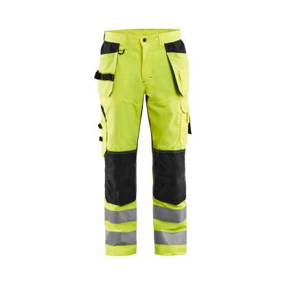 Blåkläder 1565 high vis buks med ventilation, hi-vis gul/sort