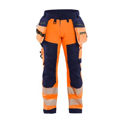 Blåkläder 1820 high vis softshell buks, hi-vis orange/marineblå