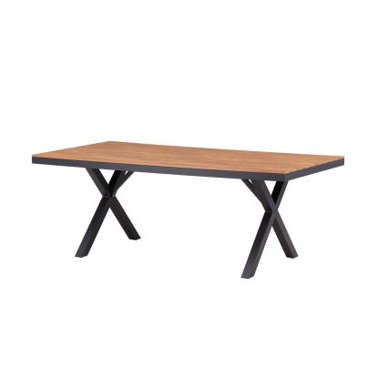 Venture Design Garcia havebord, sort/natur, 100 x 200 cm