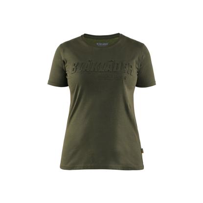 Blåkläder 3431 dame t-shirt 3D, skovgrøn 