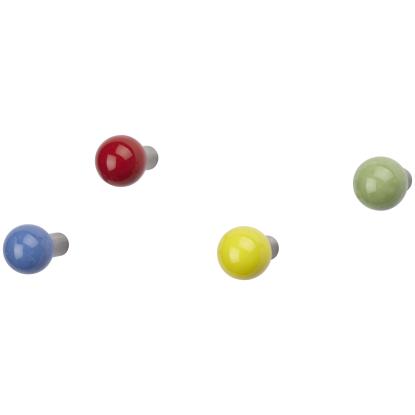 Millex Harlekin knager i porcelæn, multi - 4 stk.
