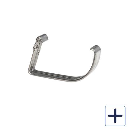 Plastmo konsoljern, galvaniseret, 27°