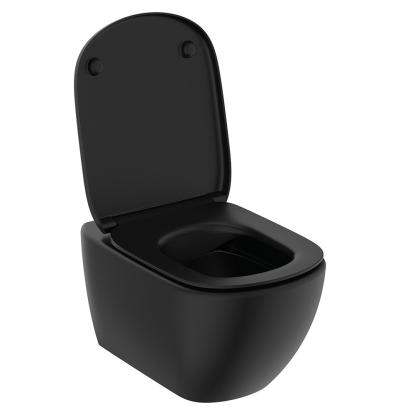 Ideal Standard Tesi væghængt toilet, sampak, silk black