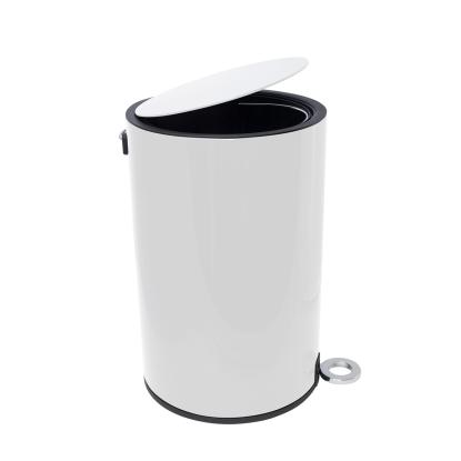 Habo Blossom pedalspand, hvid - 3 liter