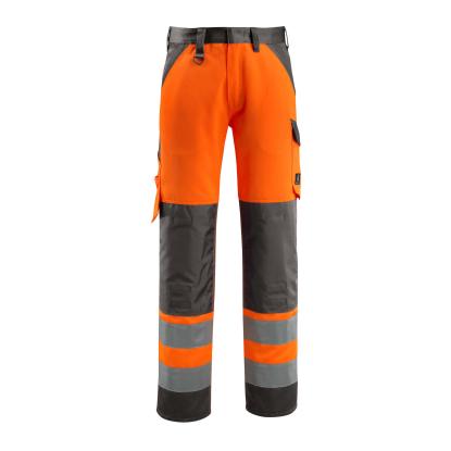 MASCOT SAFE LIGHT Maitland arbejdsbukser med knælommer, hi-vis orange/mørk antracit