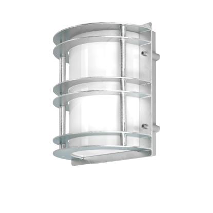 Norlys Stockholm LED vægarmatur, IP54,  galvaniseret/opal