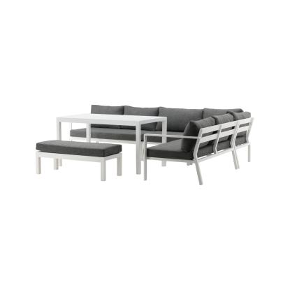 Venture Design Ramos hjørnesofasæt, hvid/grå