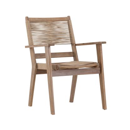 Venture Design Peter havestol med armlæn, brun 