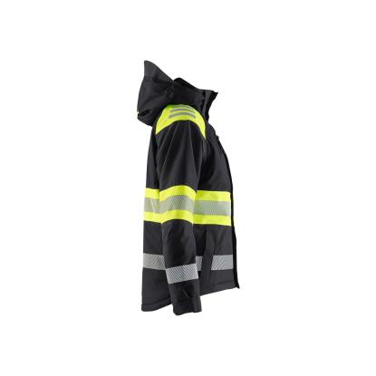 Blåkläder 4470 dame high vis vinterjakke, sort/hi-vis gul