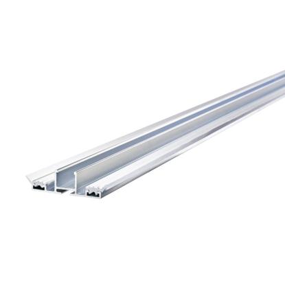 RIAS alu midterprofil med gummilister til 10 mm plader - 60 mm