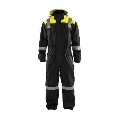 Blåkläder 6786 skal kedeldragt, sort/hi-vis gul
