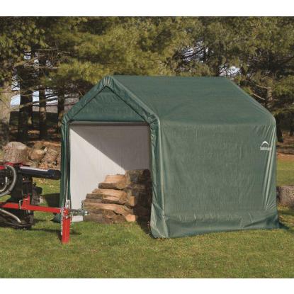ShelterLogic Shed-in-a-Box teltgarage, grøn - 3,24 m²