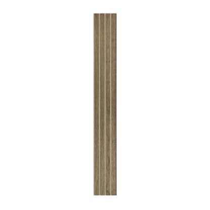I-Wood Medio+ 4-lamel akustikpanel, sort olieret, beige filt og sort kerne, egefiner, 17 x 300 mm