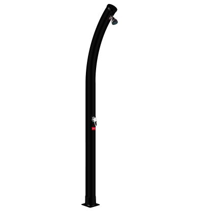 Nortiq 21 solopvarmet udebruser, H220 cm, 21 liter, PVC, sort