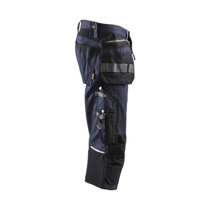 Blåkläder 1597 håndværker knickers med stretch, mørk marineblå/sort