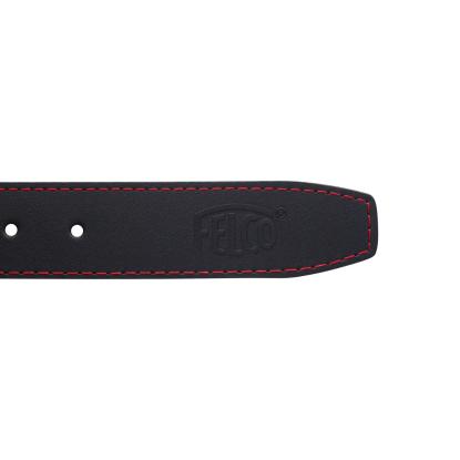 FELCO 940 læderbælte, sort, 120 cm