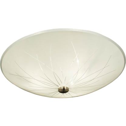 Aneta Nerine plafond, glas, Ø42 cm, hvid