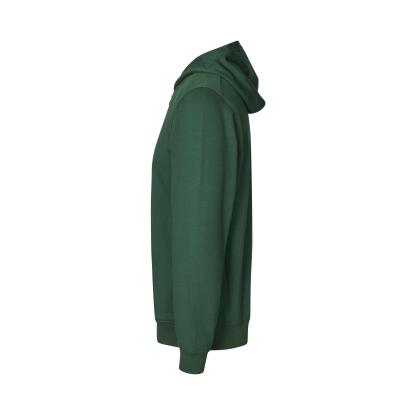 ID PRO Wear CARE 0388 hættetrøje med lynlås, flaskegrøn
