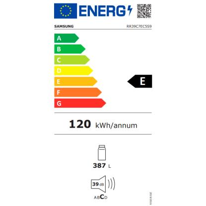 Samsung RR39C7EC5S9/EF fritstående køleskab, 387 liter