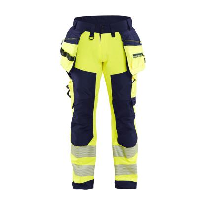 Blåkläder 1820 high vis softshell buks, hi-vis gul/marineblå