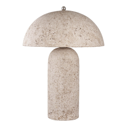Astley bordlampe i papmaché, H49,5 cm, E27, stone