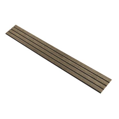 I-Wood Basic 4-lamel akustikpanel, sort olieret, sort filt og lys kerne, egefiner, 16 x 300 mm 
