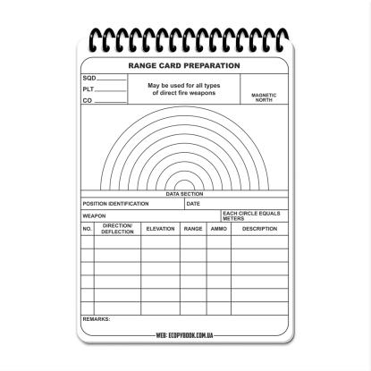 M-TAC Ecopybook All-Wheather notesbog, fireteam squad