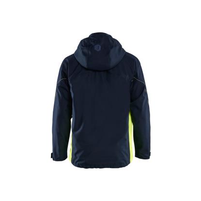 Blåkläder 4790 skaljakke, mørk marineblå/hi-vis gul